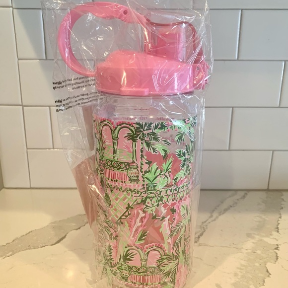 Lilly Pulitzer GWP Water Bottle in Mandevilla Baby Always Worth It- NEW - Picture 5 of 16